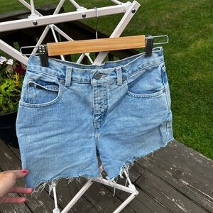 Vintage, long Jean shorts